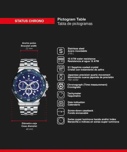 Status Chrono TF5025MAB-03M