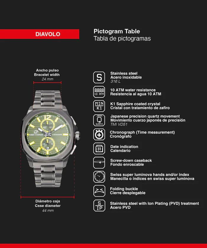 Time Force Diavolo TF5045MN-07M