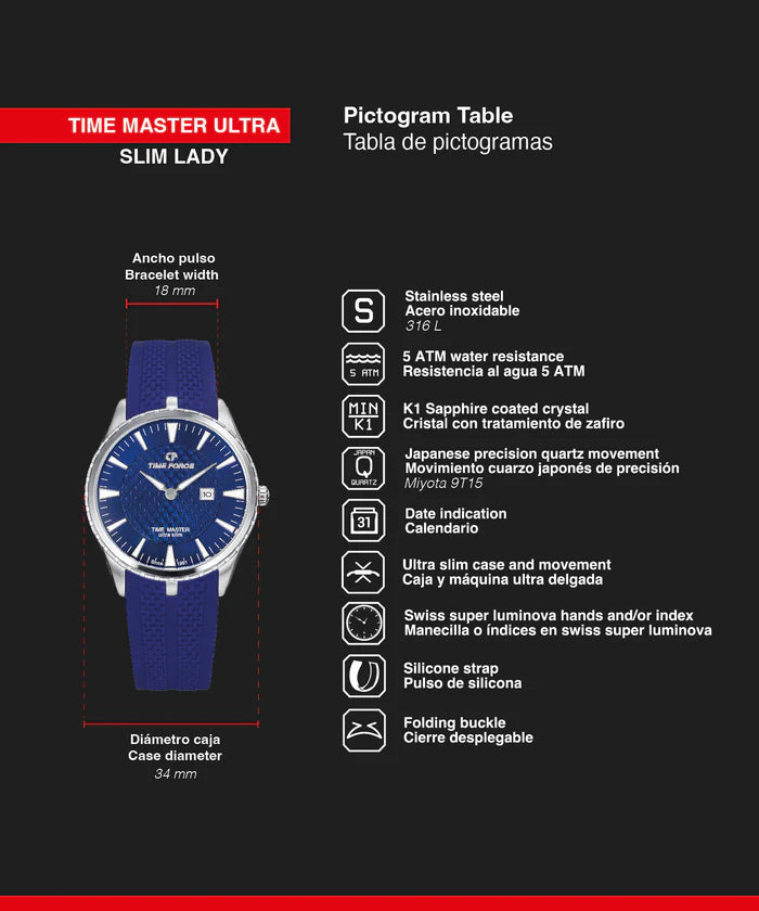 Time Master Ultra Slim Lady TF5047L-03