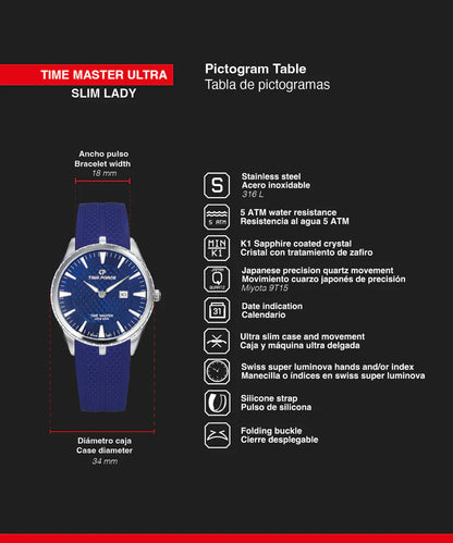 Time Master Ultra Slim Lady TF5047L-03